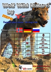 Wolf Wild Nature mini ryba a losos 15kg