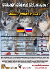 Wolf Wild NAture Adult Dinner 5kg